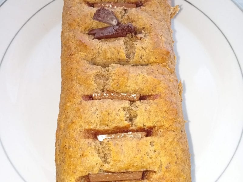 Cliquez pour zoomer ! Banana bread vegan Thermomix par macaron13