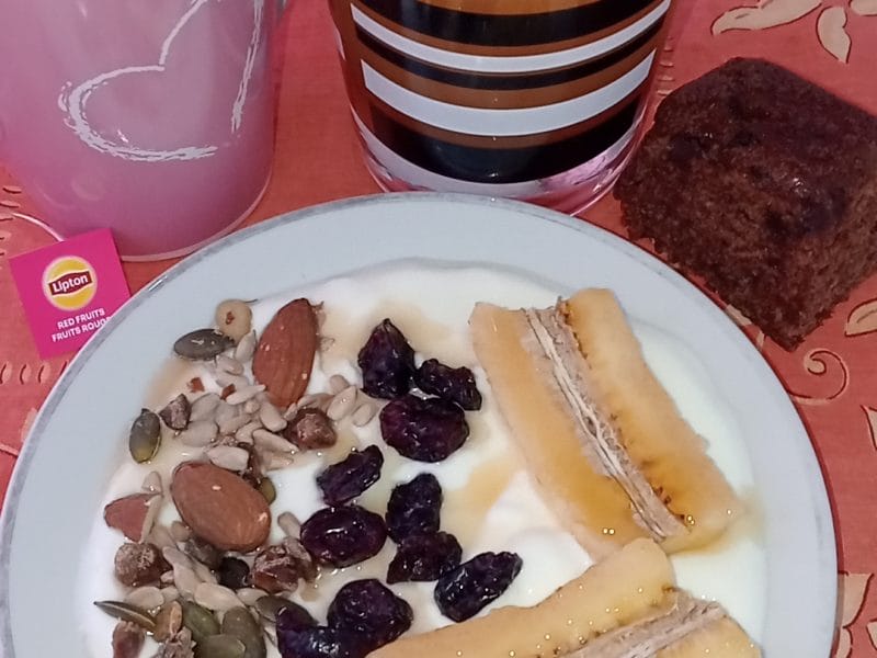 Cliquez pour zoomer ! Cake au chocolat et à la banane Thermomix par macaron13