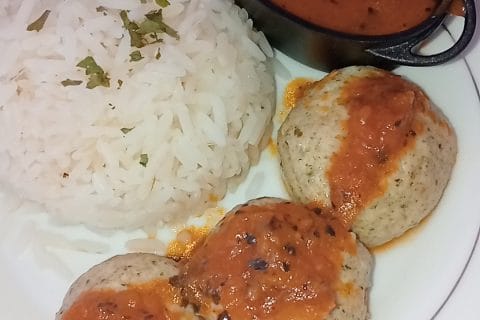 Cliquez pour zoomer ! Boulettes de ricotta sauce tomate Thermomix par macaron13