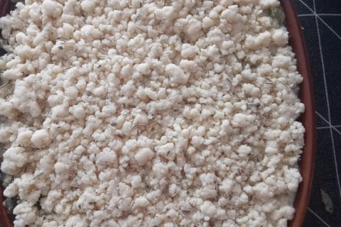 Cliquez pour zoomer ! Crumble poulet, courgettes et parmesan Thermomix par macaron13