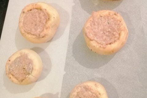 Cliquez pour zoomer ! Champignons farcis Thermomix par louloo