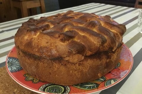 Cliquez pour zoomer ! Brioche aux pommes caramélisées Thermomix par Maya3412
