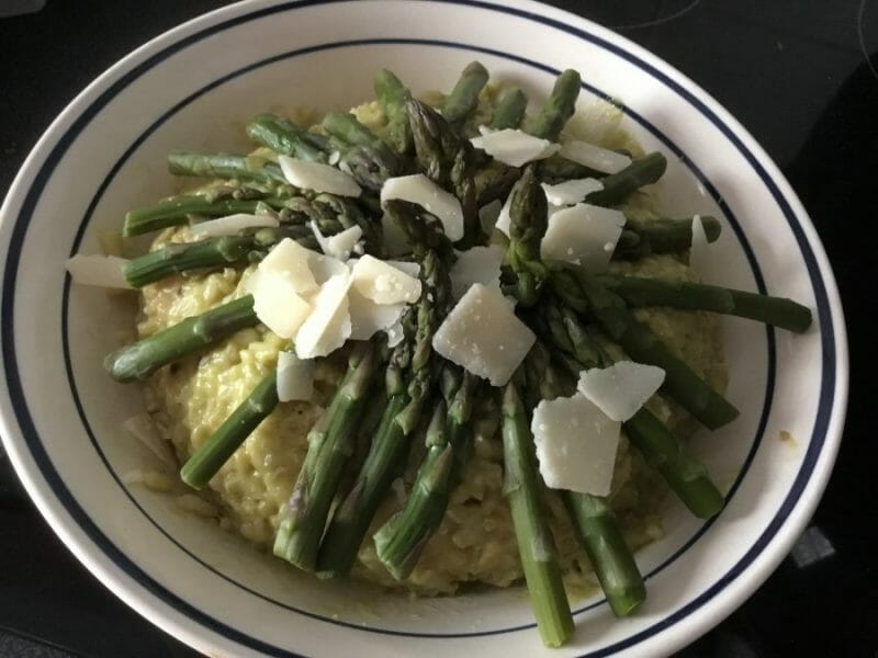 Cliquez pour zoomer ! Risotto aux asperges vertes Thermomix par Maya3412