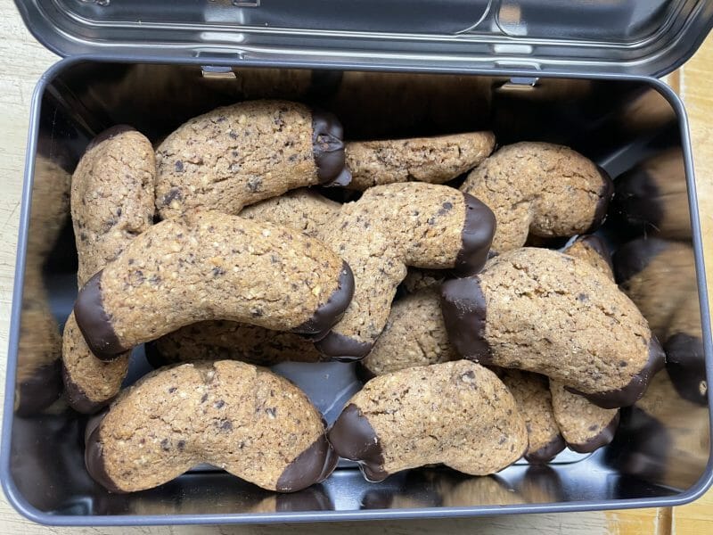 Cliquez pour zoomer ! Croissants noisettes et chocolat Thermomix par stef-74