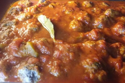 Cliquez pour zoomer ! Boulettes de viandes à la sauce tomate Thermomix par Seb07