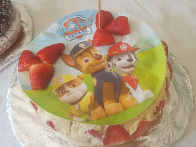 Cliquez pour zoomer ! Fraisier Thermomix par linou972