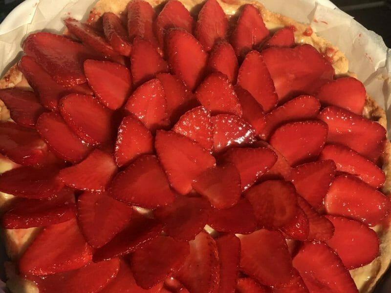 Cliquez pour zoomer ! Tarte aux fraises Thermomix par magr