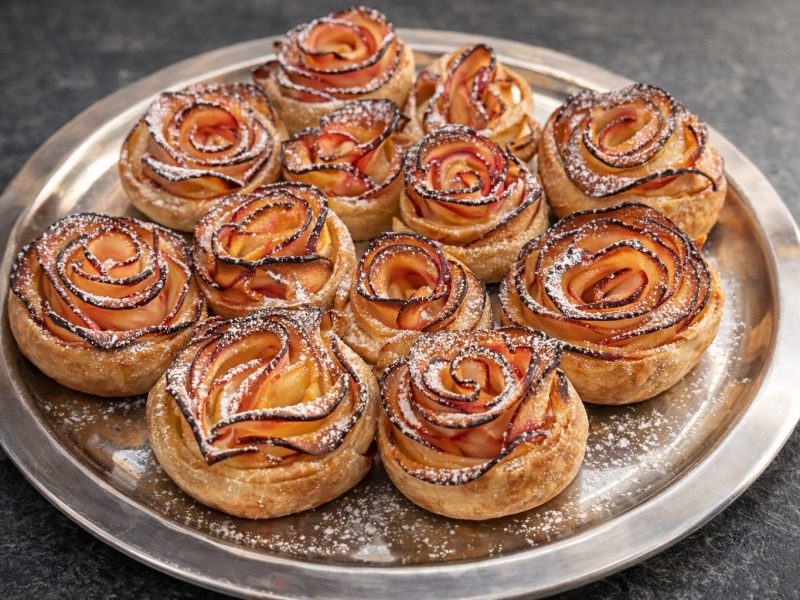 Cliquez pour zoomer ! Roses feuilletées aux pommes Thermomix par Lili1302