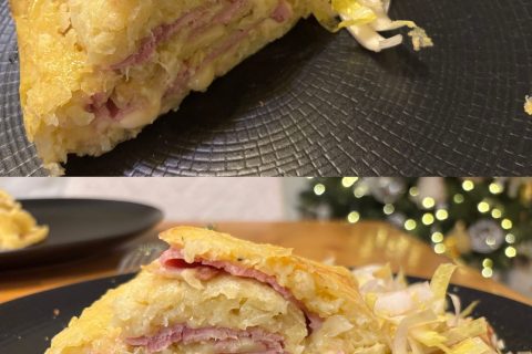 Cliquez pour zoomer ! Roulé de pommes de terre, jambon et reblochon Thermomix par Lili1302