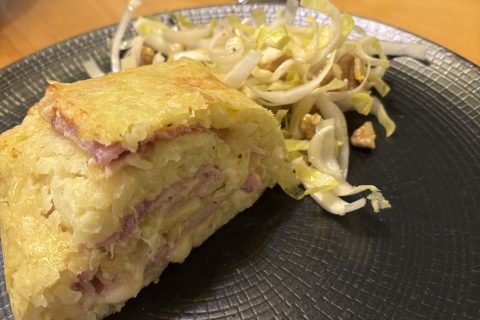 Cliquez pour zoomer ! Roulé de pommes de terre, jambon et reblochon Thermomix par Lili1302