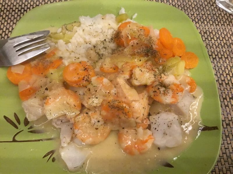 Cliquez pour zoomer ! Blanquette de la mer Thermomix par C.lin