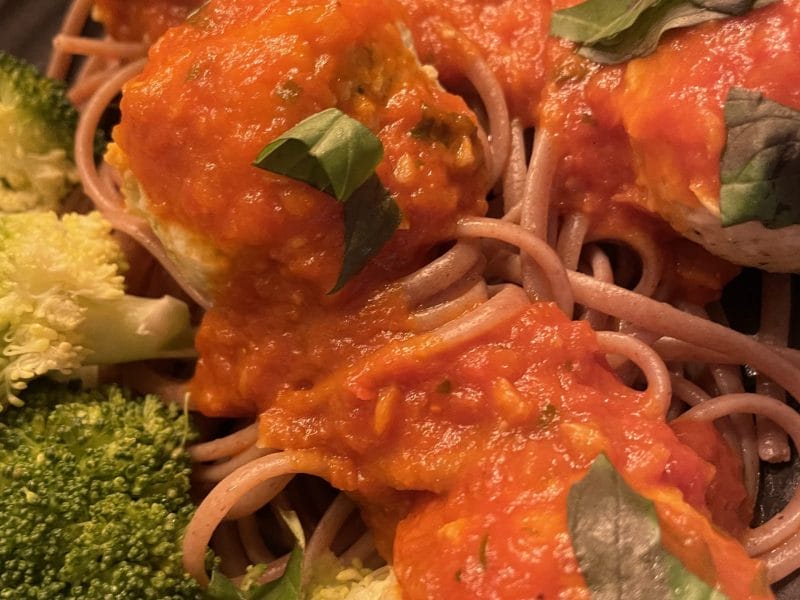 Cliquez pour zoomer ! Boulettes de ricotta sauce tomate Thermomix par nad-