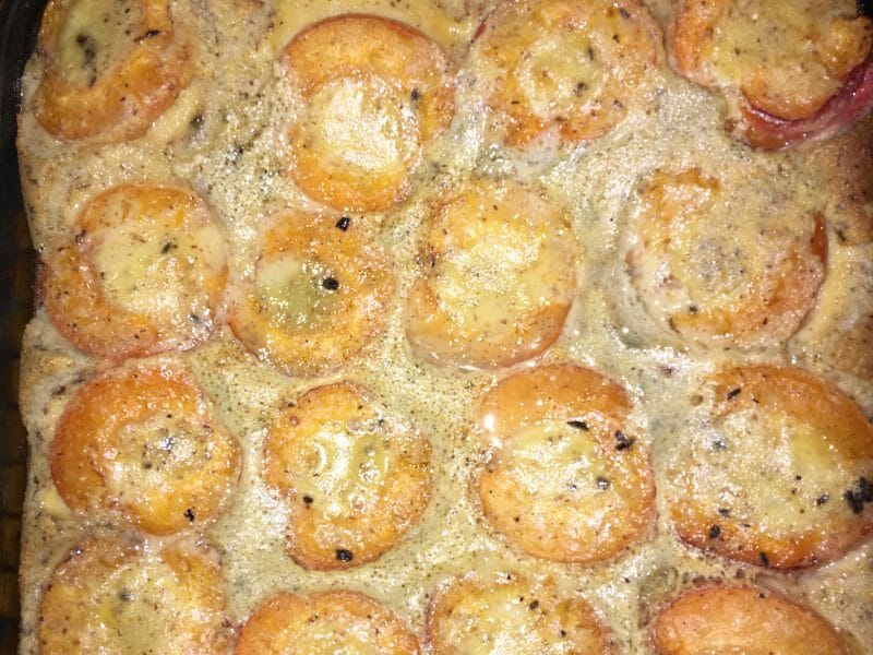 Cliquez pour zoomer ! Clafoutis aux abricots Thermomix par Rosalya