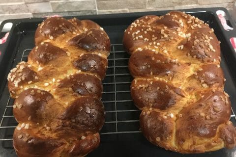 Cliquez pour zoomer ! Brioche tressée à la mie filante Thermomix par krimouche