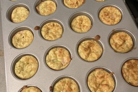 Cliquez pour zoomer ! Bouchées courgettes mozzarella Thermomix par Lulustucrue
