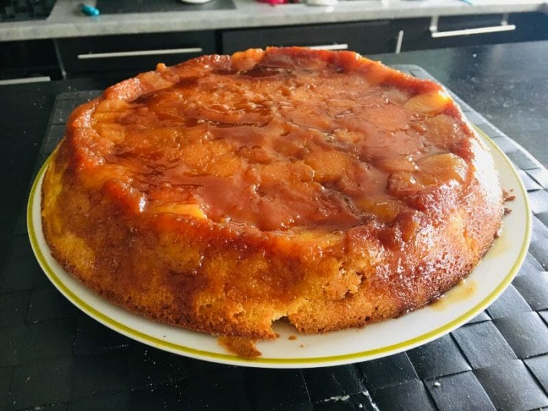 Cliquez pour zoomer ! Gâteau renversé aux pommes caramélisées Thermomix par mandine95