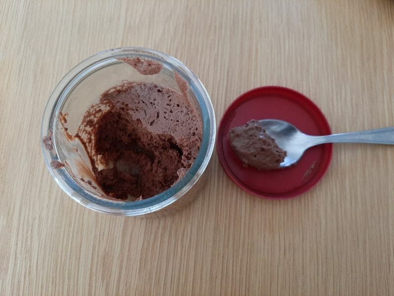 Cliquez pour zoomer ! Mousse au chocolat au jus de pois chiche Thermomix par misspoipois