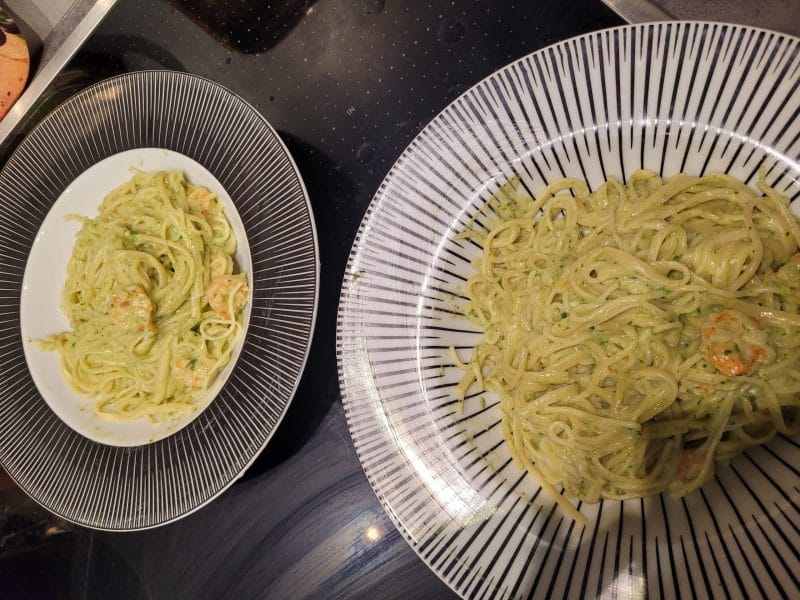 Cliquez pour zoomer ! Crevettes sautées à l’ail et à la bière Thermomix par Milmil