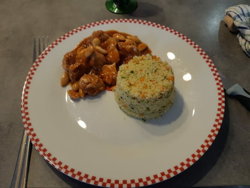 Cliquez pour zoomer ! Poulet aux amandes Thermomix par Milmil