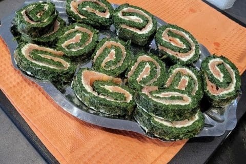 Cliquez pour zoomer ! Roulé aux épinards, saumon et Boursin Thermomix par Milmil