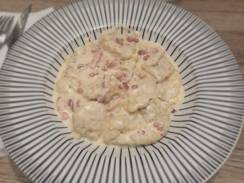 Cliquez pour zoomer ! Knepps à la crème et aux lardons Thermomix par Milmil