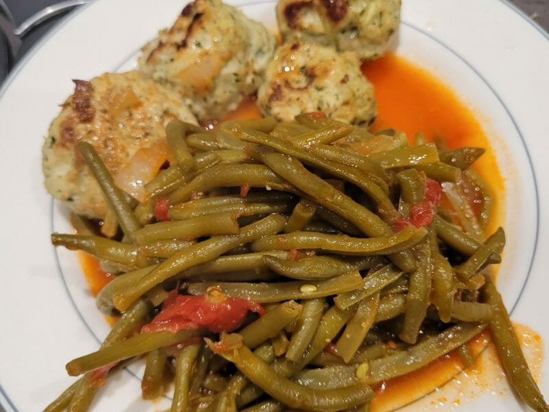 Cliquez pour zoomer ! Boulettes de dinde, courgettes et cumin Thermomix par Milmil