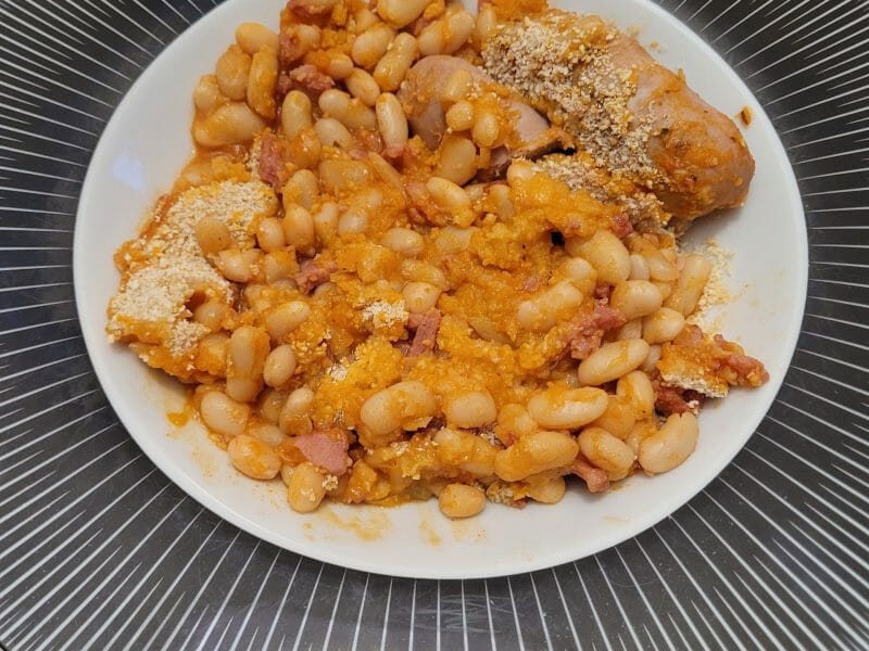 Cliquez pour zoomer ! Haricots blancs à la Toulousaine Thermomix par Milmil