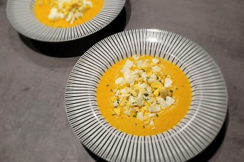 Cliquez pour zoomer ! Soupe aux oeufs et à la coriandre Thermomix par Milmil