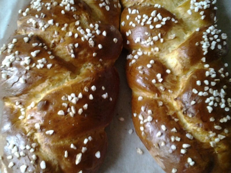 Cliquez pour zoomer ! Brioche tressée à la mie filante Thermomix par caramel54