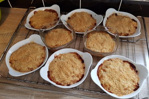 Cliquez pour zoomer ! Crumble aux Pommes Thermomix par julie.lepissier