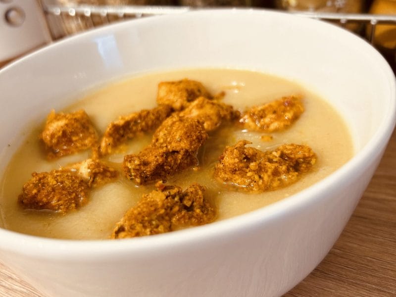 Cliquez pour zoomer ! Crème de chou-fleur au poulet Thermomix par Mcgb