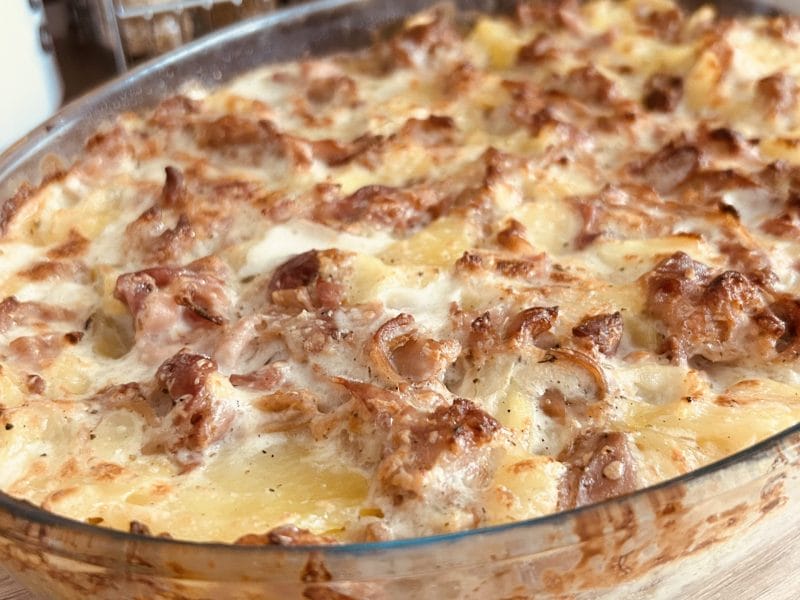 Cliquez pour zoomer ! Gratin d’andouillettes Thermomix par Mcgb