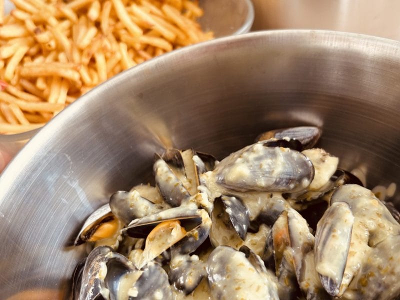 Cliquez pour zoomer ! Moules sauce poulette Thermomix par Mcgb