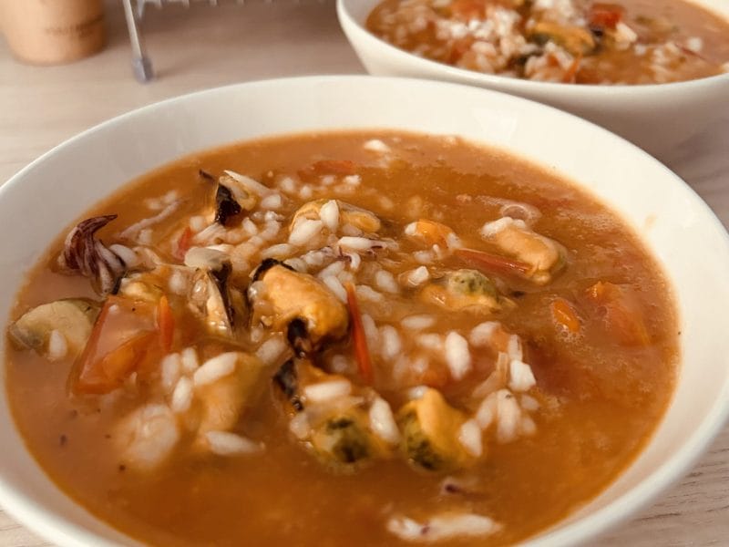 Cliquez pour zoomer ! Risotto aux fruits de mer Thermomix par Mcgb