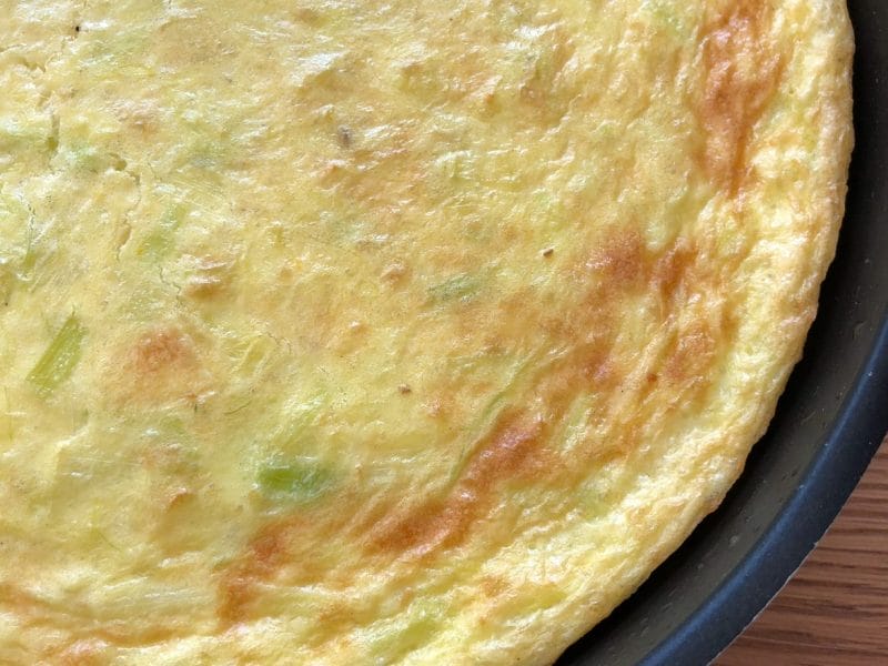 Cliquez pour zoomer ! Flan poireaux, saumon fumé et mozzarella Thermomix par Mcgb