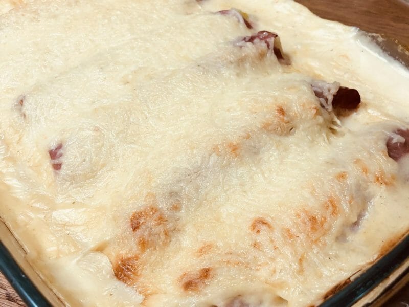 Cliquez pour zoomer ! Roulés gratinés de jambon aux légumes Thermomix par Mcgb