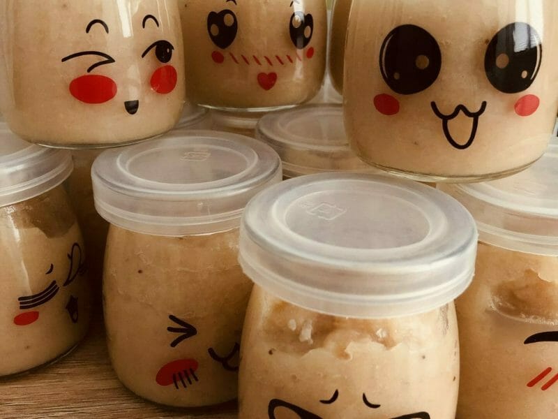 Cliquez pour zoomer ! Compote poires et bananes Thermomix par Mcgb