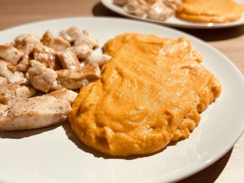 Cliquez pour zoomer ! Mousseline de patates douces Thermomix par Mcgb