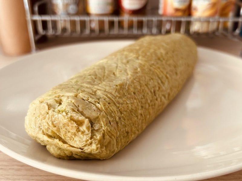 Cliquez pour zoomer ! Saucisson de thon sauce aux capres Thermomix par Mcgb