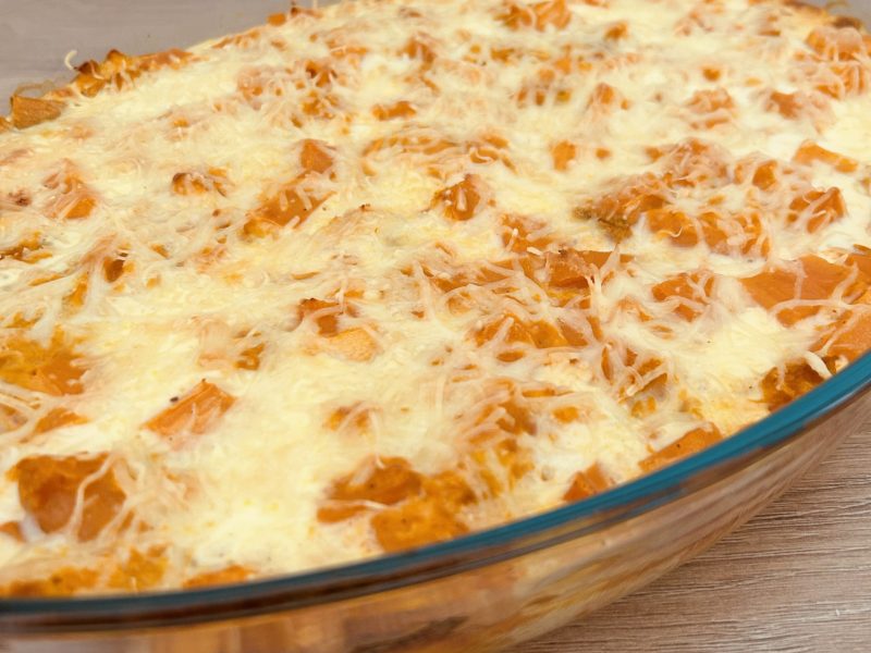 Cliquez pour zoomer ! Gratin de potiron et patate douce au comté Thermomix par Mcgb