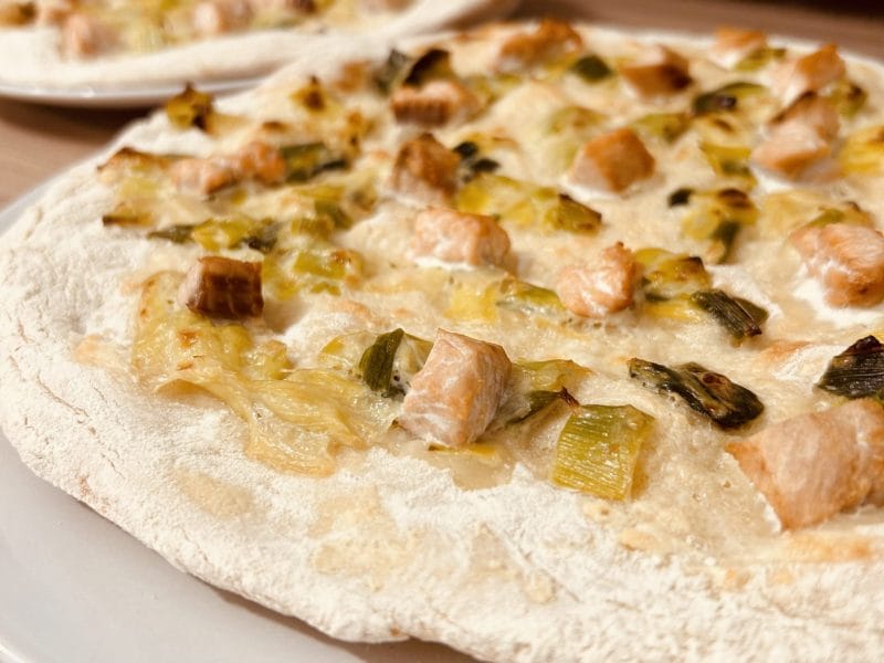 Cliquez pour zoomer ! Pizza terre et mer Thermomix par Mcgb