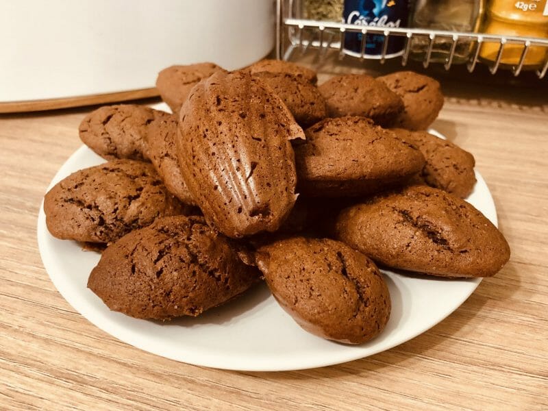 Cliquez pour zoomer ! Madeleines au chocolat Thermomix par Mcgb