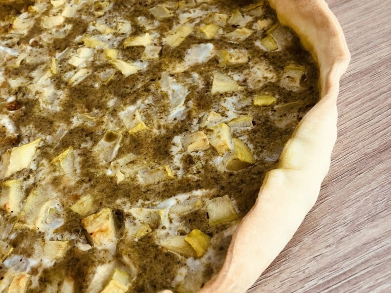 Cliquez pour zoomer ! Tarte aux courgettes et au pesto Thermomix par Mcgb