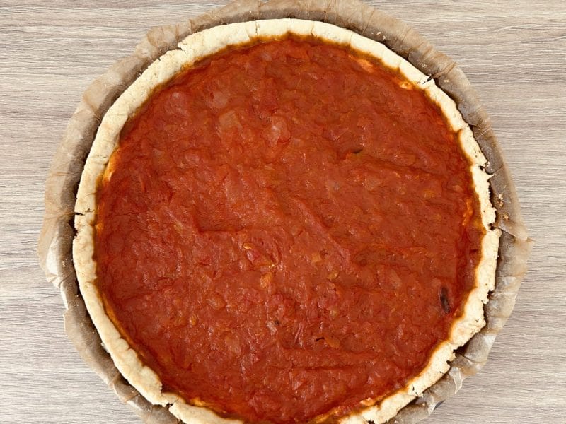Cliquez pour zoomer ! Tarte brandade et tomate Thermomix par Mcgb