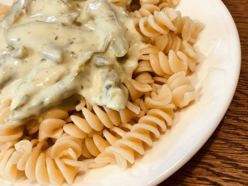 Cliquez pour zoomer ! Tagliatelles aux asperges vertes Thermomix par Mcgb