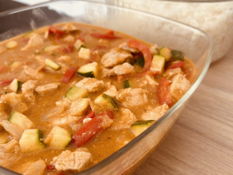 Cliquez pour zoomer ! Dinde massalé coco Thermomix par Mcgb