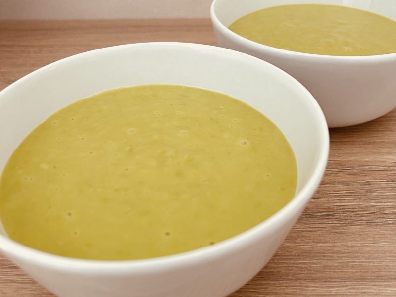Cliquez pour zoomer ! Purée de pommes de terre et petits pois à la menthe Thermomix par Mcgb