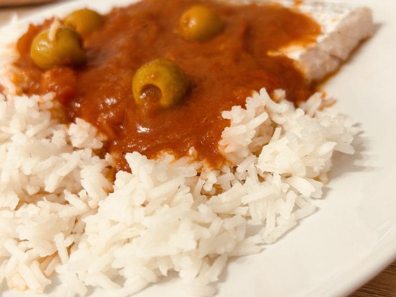 Cliquez pour zoomer ! Poisson à la Veracruz Thermomix par Mcgb