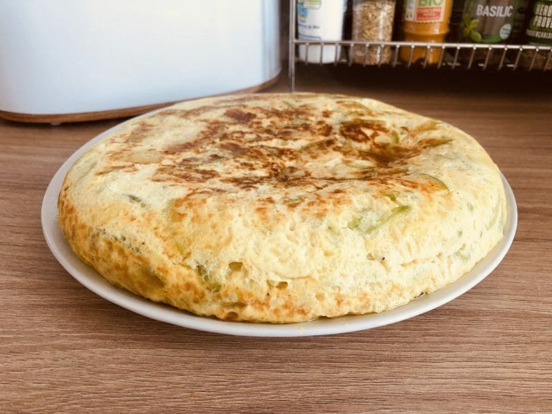 Cliquez pour zoomer ! Tortilla de courgettes Thermomix par Mcgb