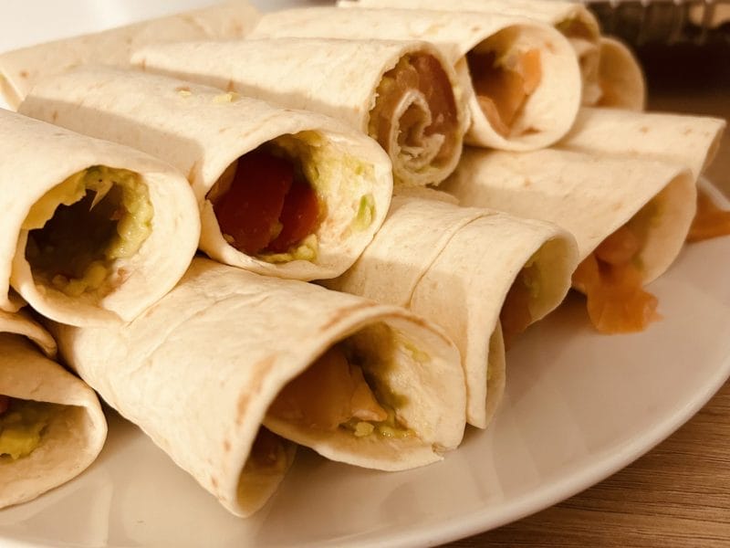 Cliquez pour zoomer ! Wraps au saumon fumé Thermomix par Mcgb